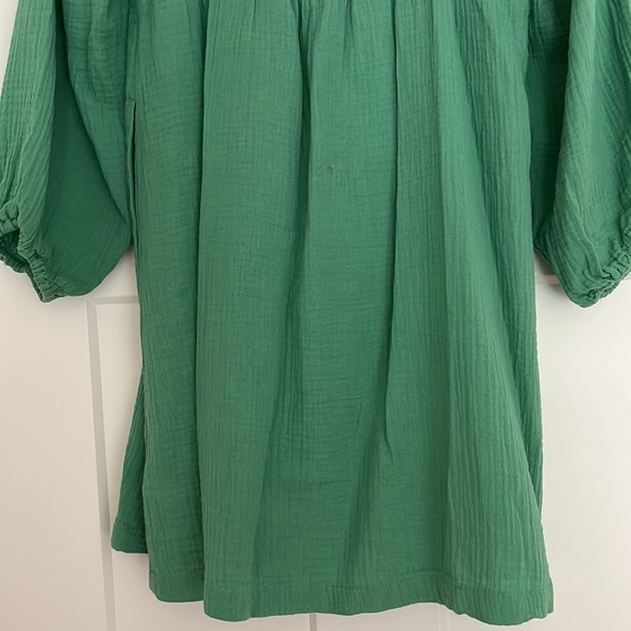 J. Crew Smocked Puff Sleeve Dress with Pockets - Picture 10 of 10